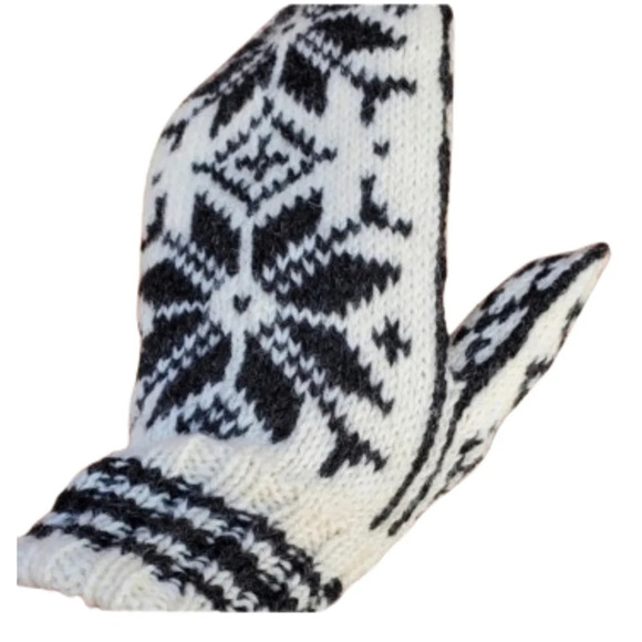 Handmade Peruvian wool‎ mittens NWOT - Picture 1 of 6